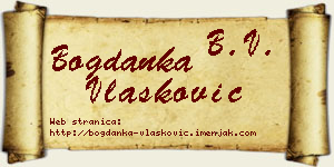 Bogdanka Vlašković vizit kartica